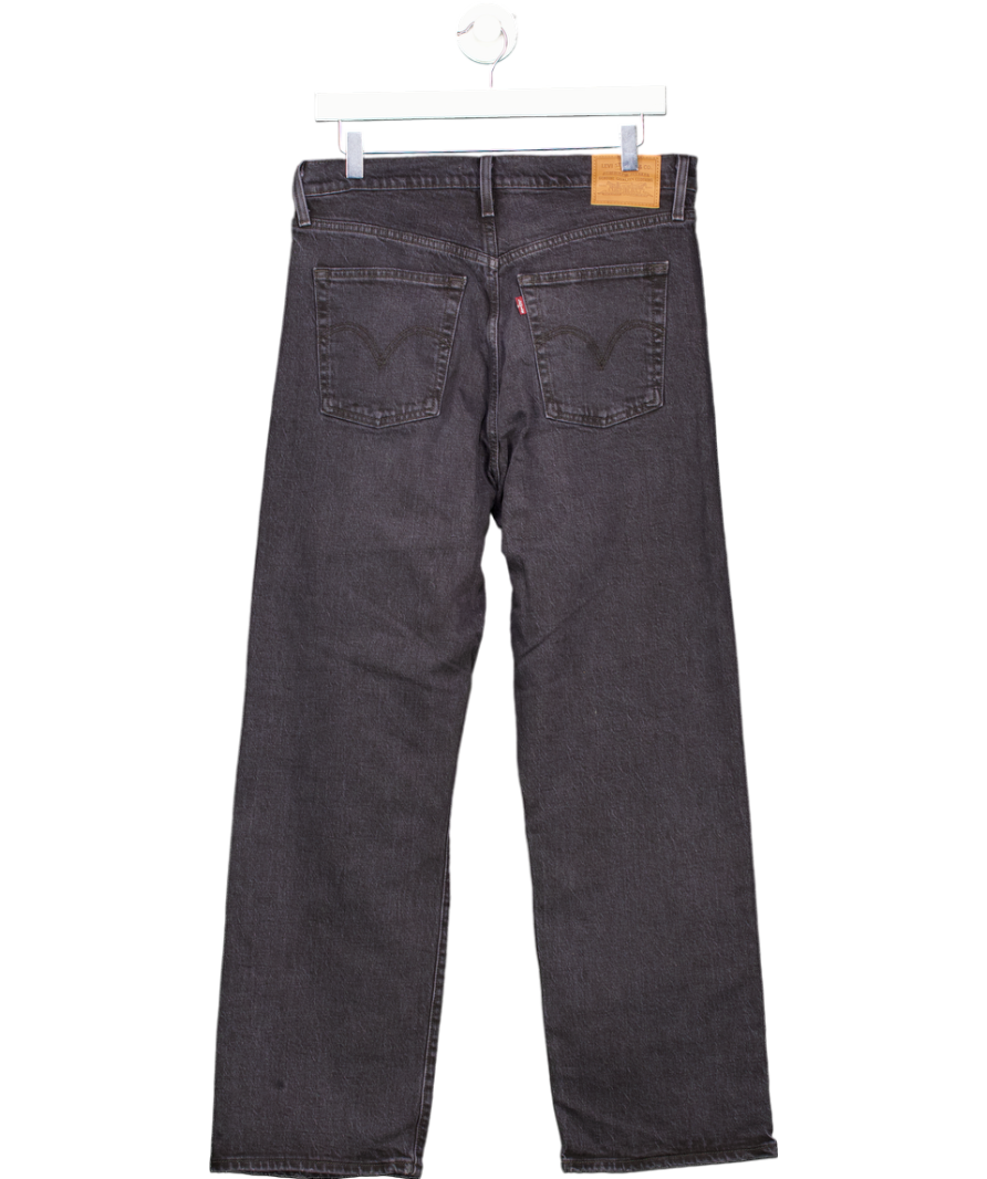 levis Black Ribcage Straight Ankle Jeans W31