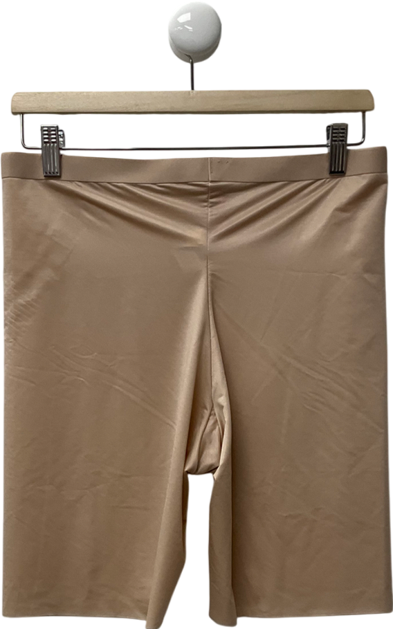 Spanx Beige Seamless Medium Control High Waist Shorts - Champagne UK XL