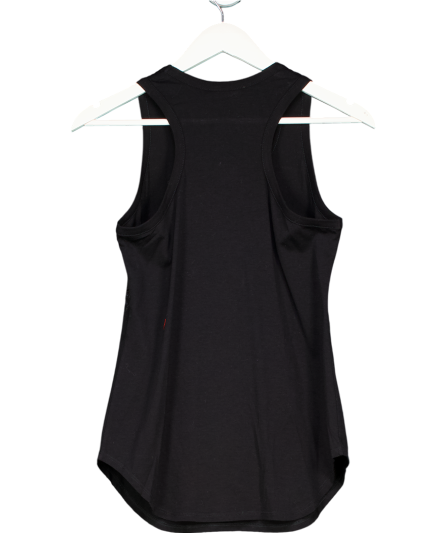 Alexander McQueen Black Embellished Vest Top UK 10