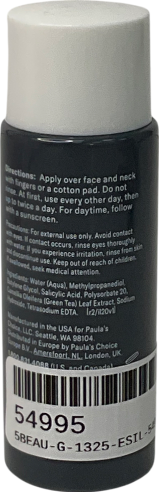 Paula's Choice 2% Bha Exfoliating Toner 30