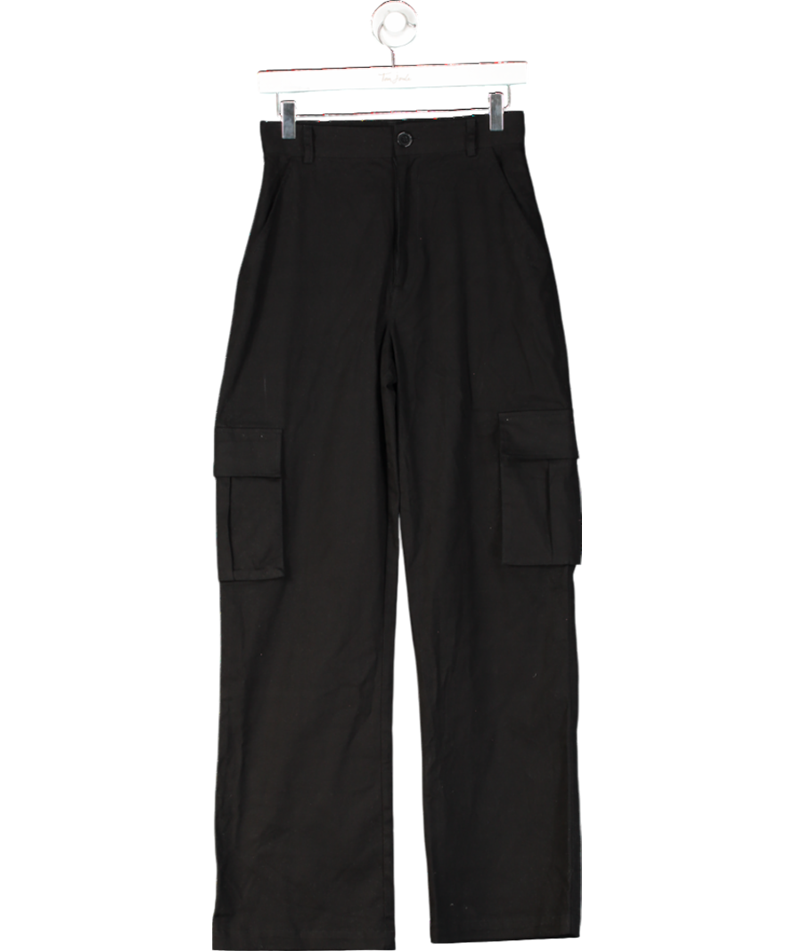 Adanola Black Multi Pocket Cargo Trouser UK S