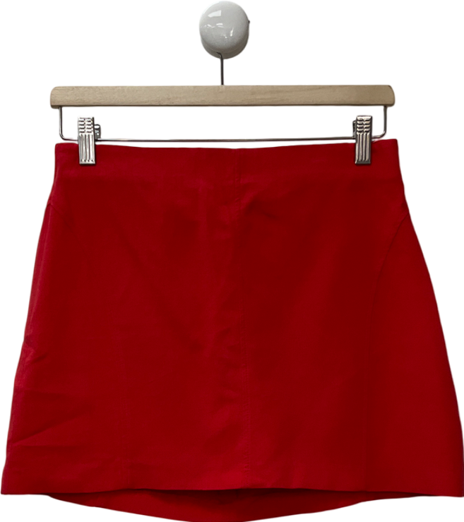ZARA Red Mini Skirt UK M