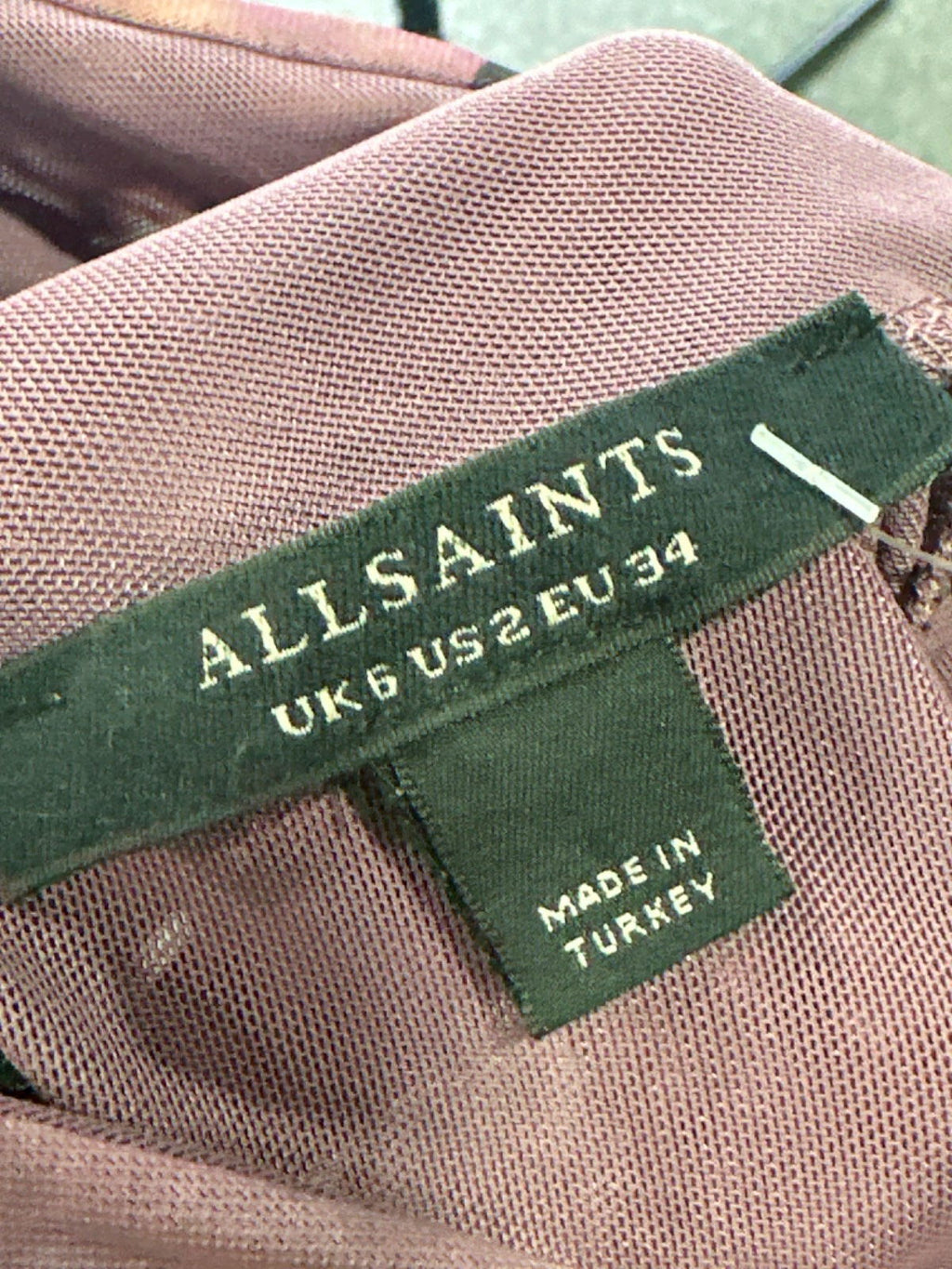 AllSaints Multicolour Long Sleeve Dress UK 6