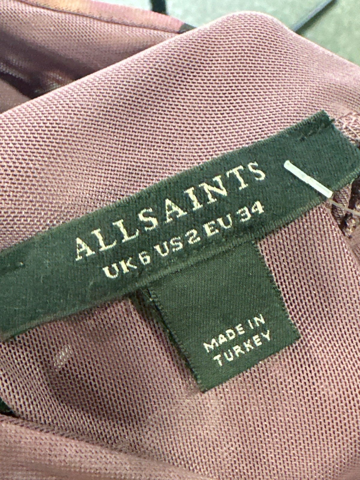 AllSaints Multicolour Long Sleeve Dress UK 6