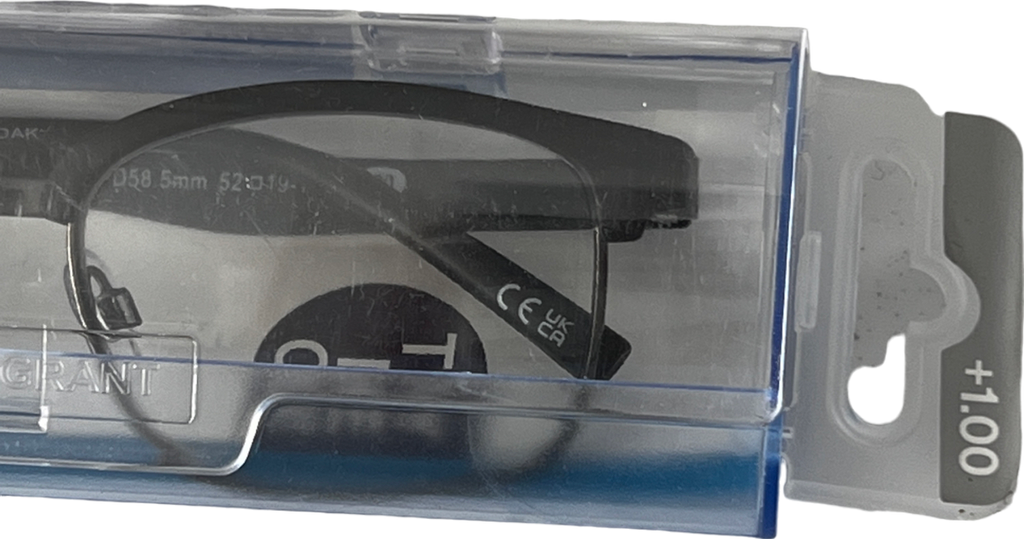 Foster Grant  Spruce Lenses Reading Glasses Black +1