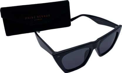 Privé Revaux x Benzo Black The Victoria Sunglasses One Size