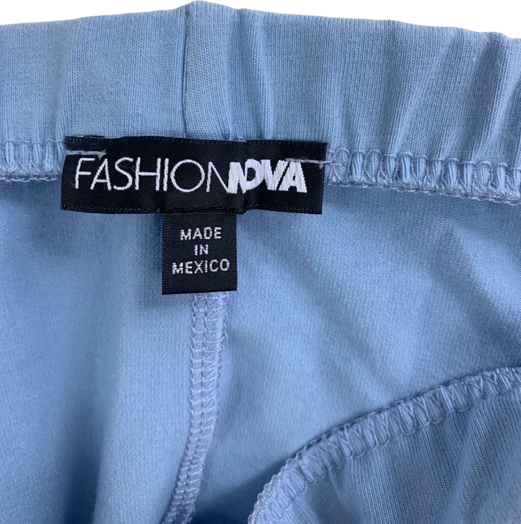 Fashion Nova Blue Pencil Skirt XS