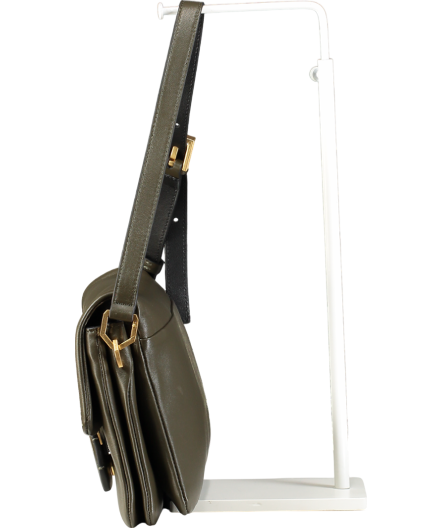 AllSaints Dark Green  Leather Shoulder Bag