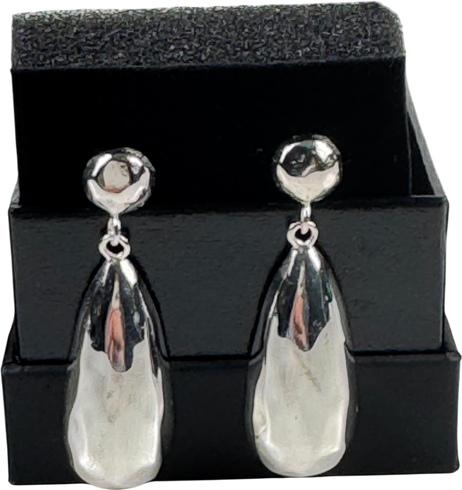 STRATHBERRY Metallic Jasmine Earring - Hammered Sterling Silver One Size