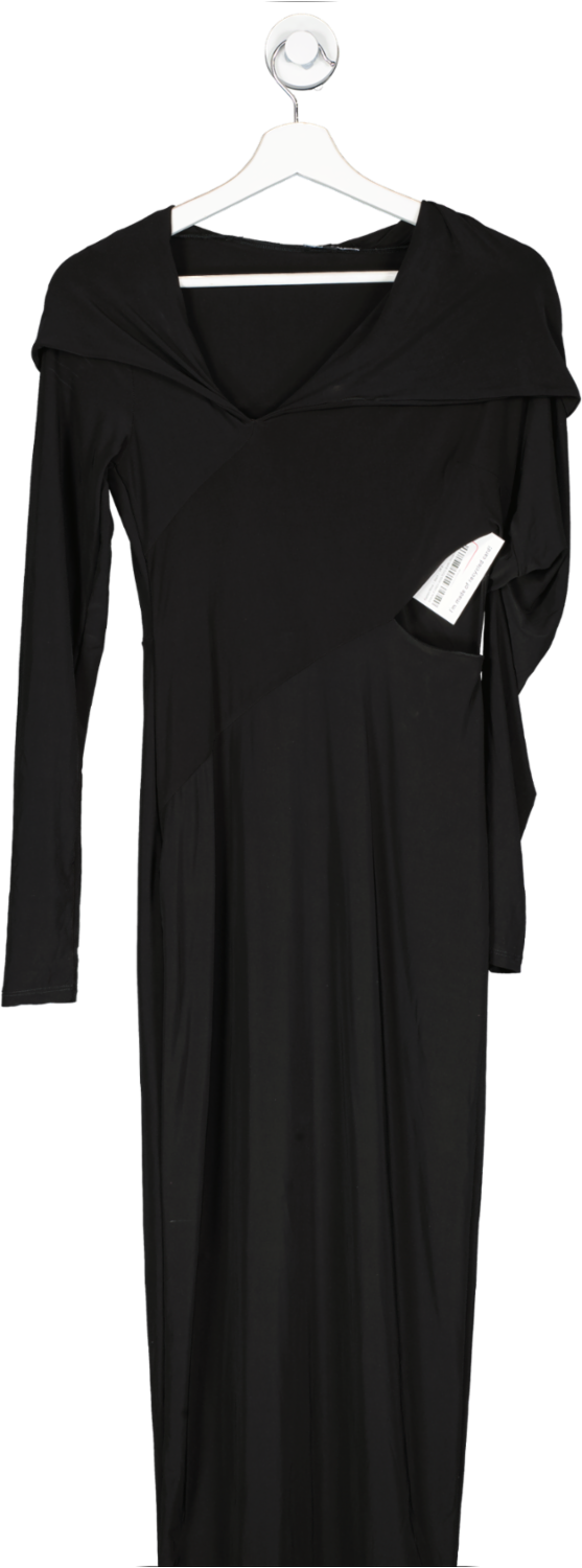 Fashion Nova Black Maxi Dress UK 8