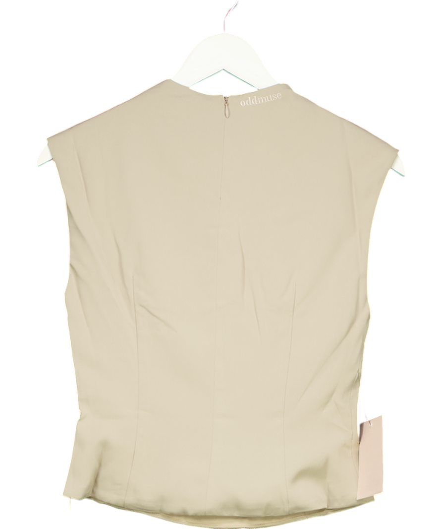 OddMuse Beige The Ultimate Muse Top UK M