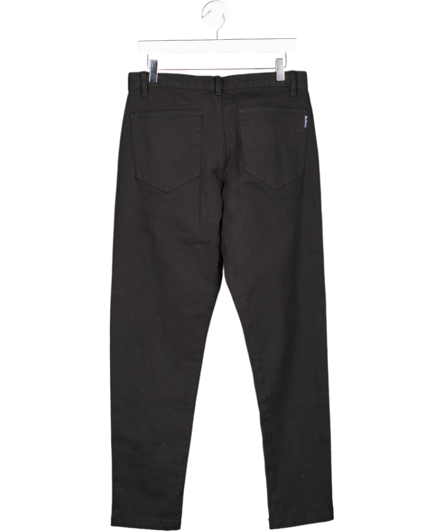 Ben Sherman Black Tapered Fit Denim Jeans W30