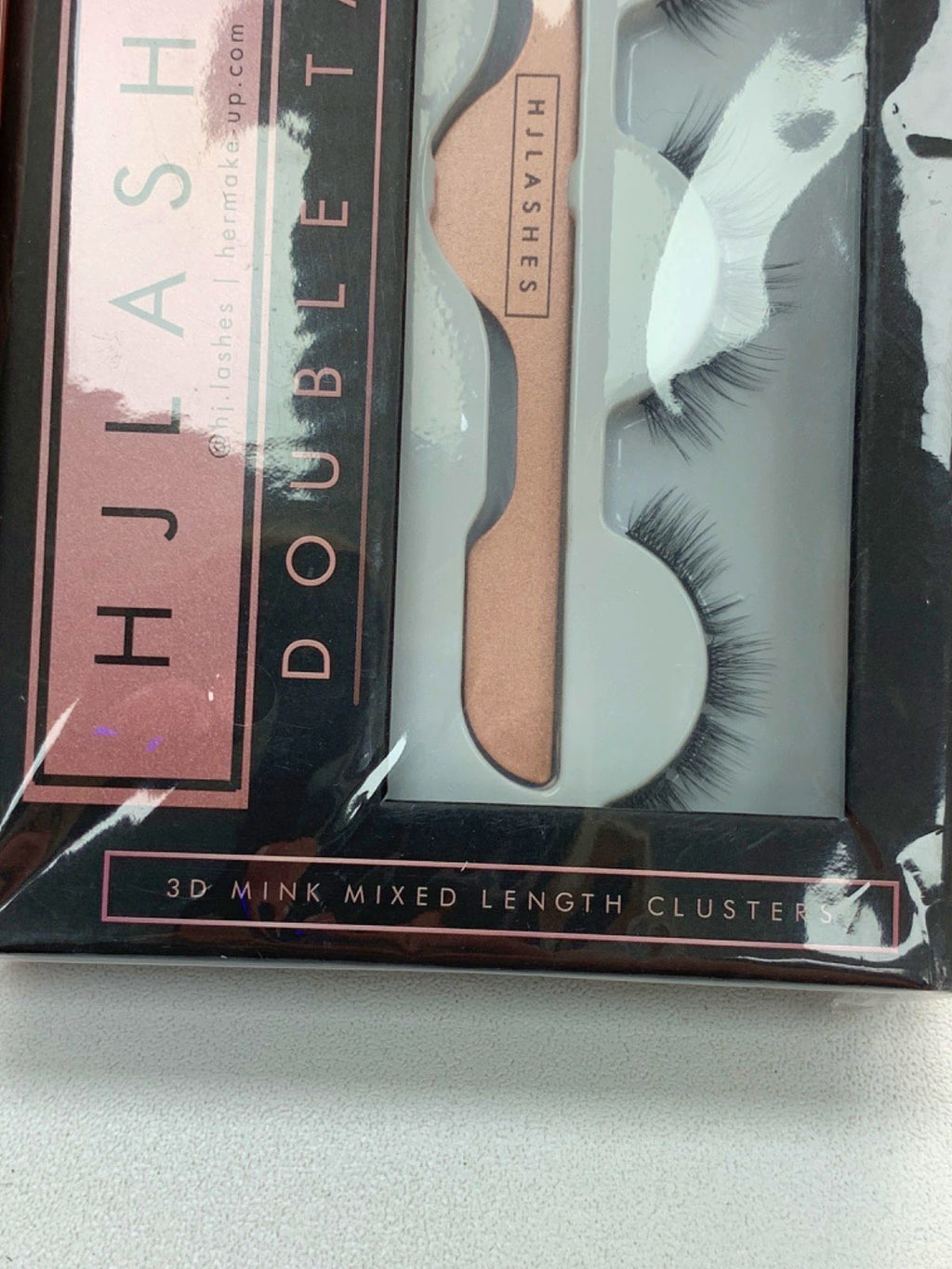 HJ Lashes Black Double Take 3D Mink Mixed Length Clusters