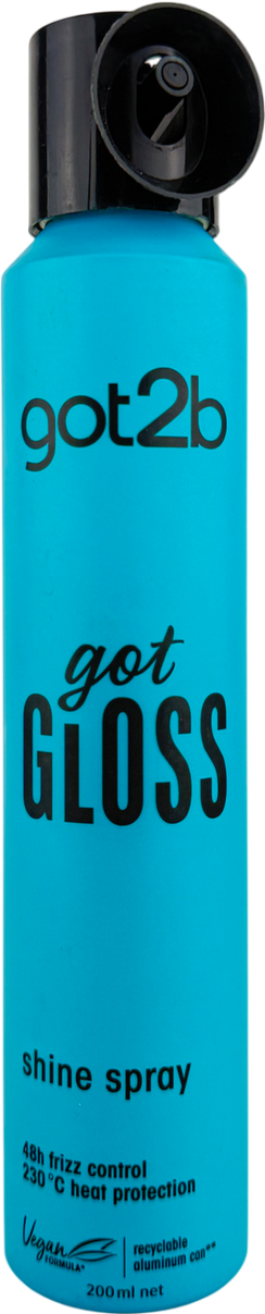 Got2b Gotgloss Hair Spray Finish For Glossy And Glass-like Hair 200ml