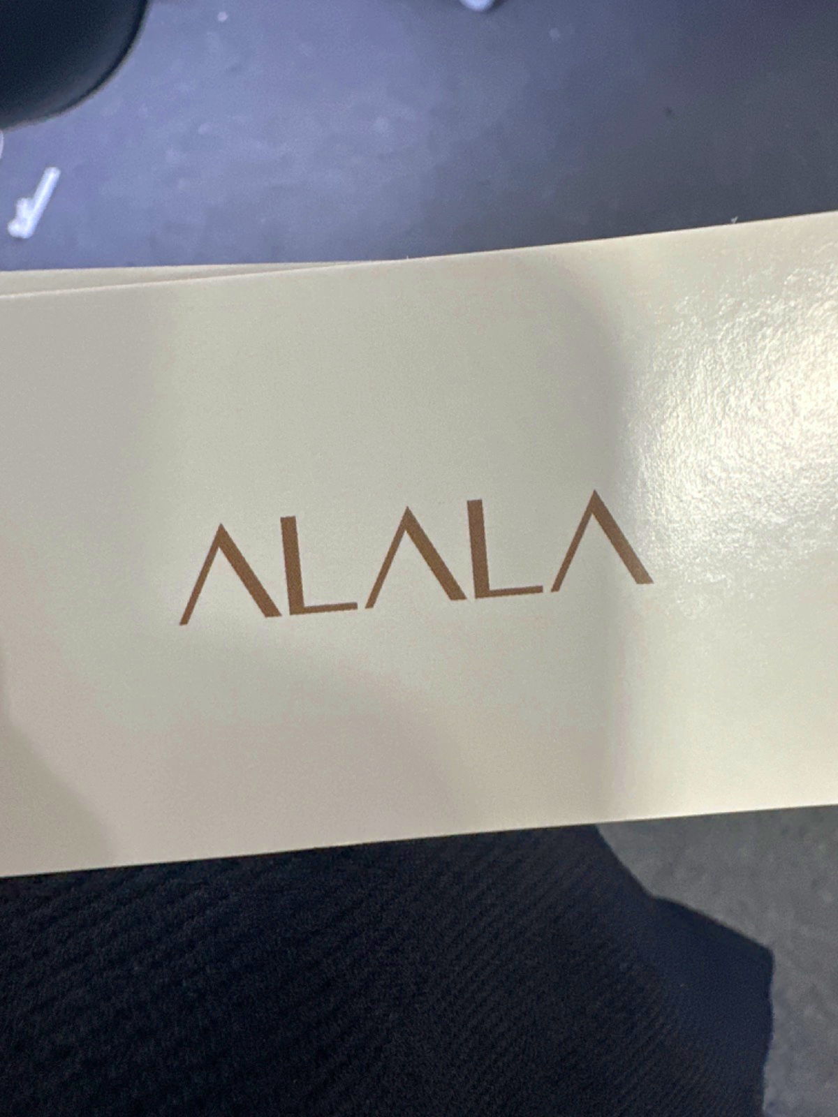 Alala Black Mid-Rise Compression Leggings UK M