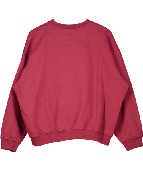 4th reckless Red Berry Fourth Branded Sweatshirt- Cassis UK M