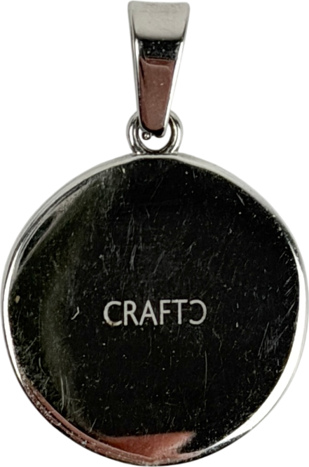 CRAFTD LONDON Stainless Steel Compass Pendant