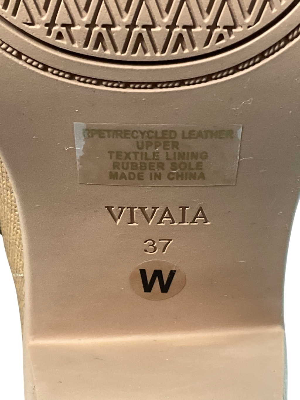 vivaia Beige Pointed-toe Western Knee-high Boots UK 4 EU 37 👠