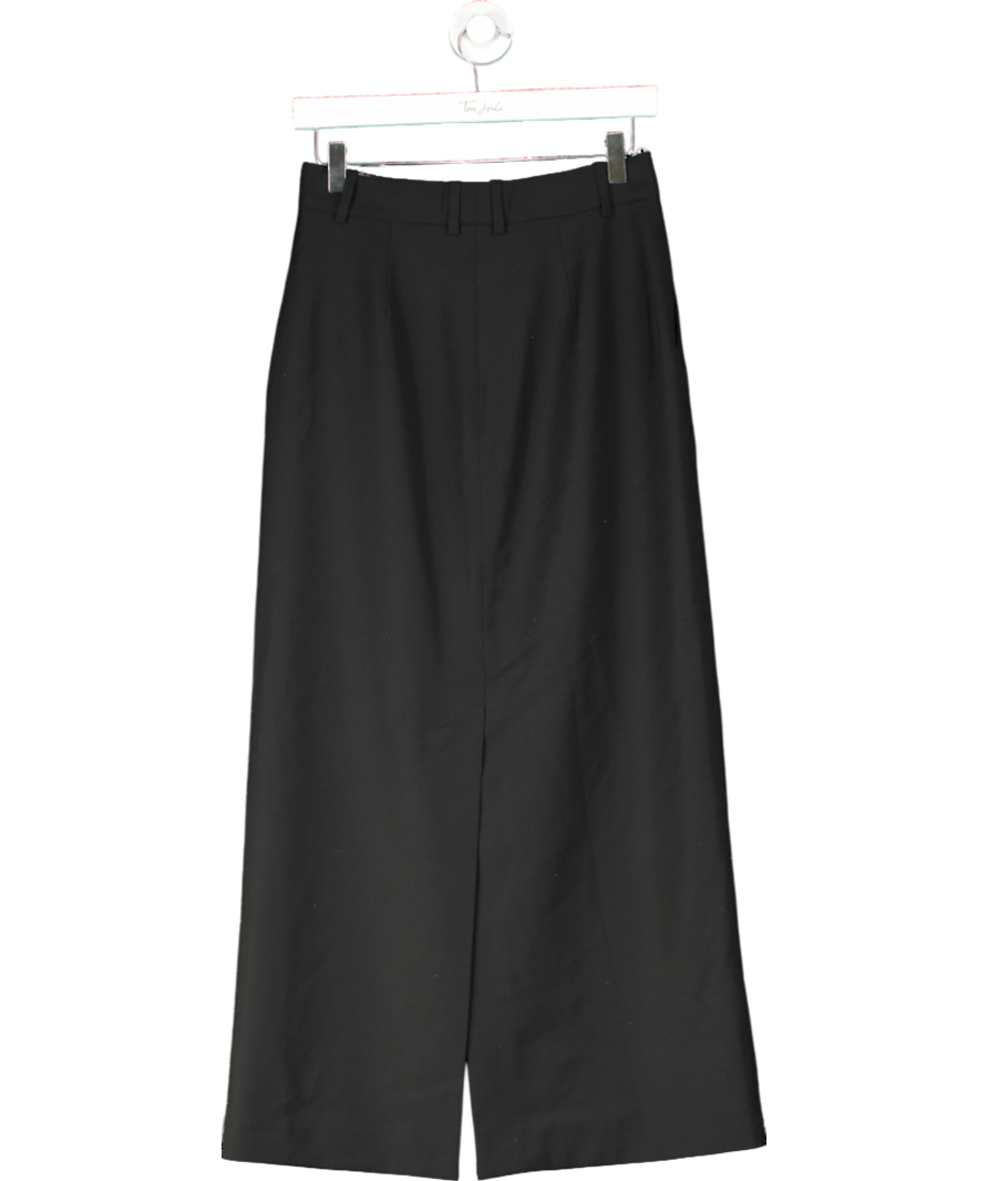 Arket Black Tailored Wool-blend Skirt UK 6