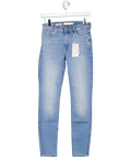 MANGO Light Blue High Rise Skinny Jeans UK 8