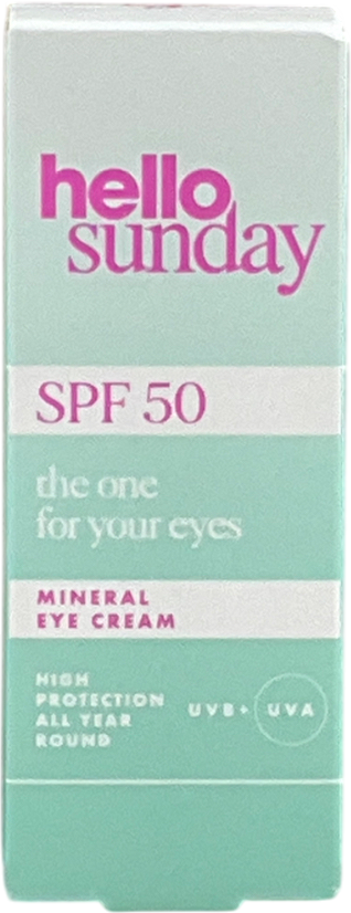 Hello Sunday The One For Your Eye Mineral Eye Cream Spf50 15ml
