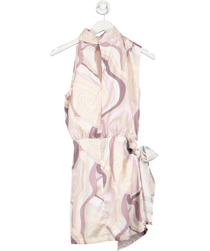 Beach City Multicoloured Harper Mini Dress Swirl Print UK S