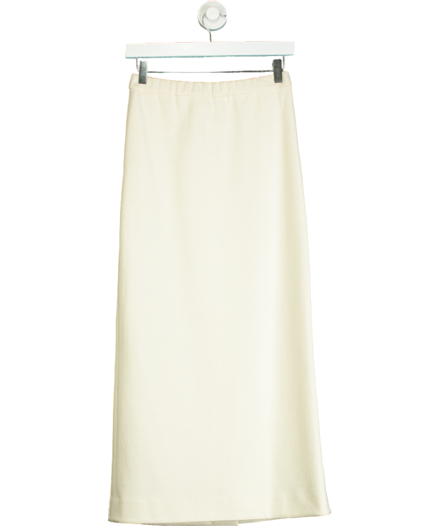 bouguessa Cream Maxi Skirt UK S