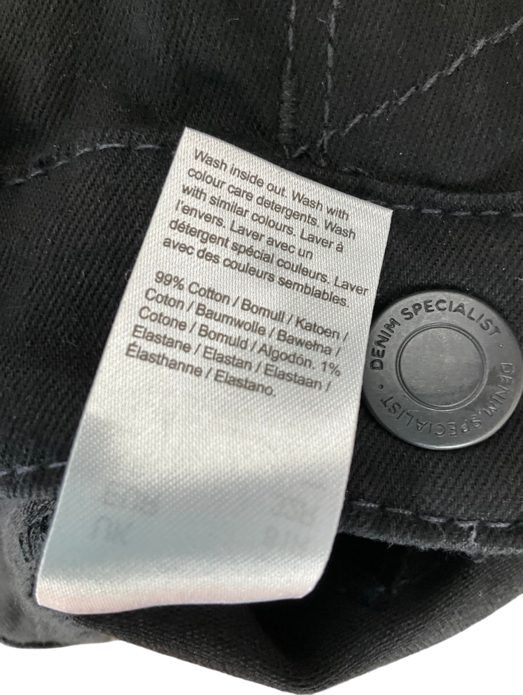 River Island Black Skim Fit Relaxed Casual Jeans - Length 32 W30