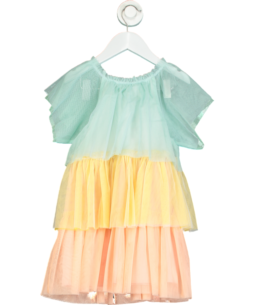 Leigh Tucker Multicoloured Lori Tulle Dress 4 Years