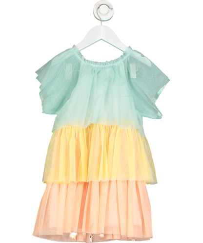 Leigh Tucker Multicoloured Lori Tulle Dress 4 Years