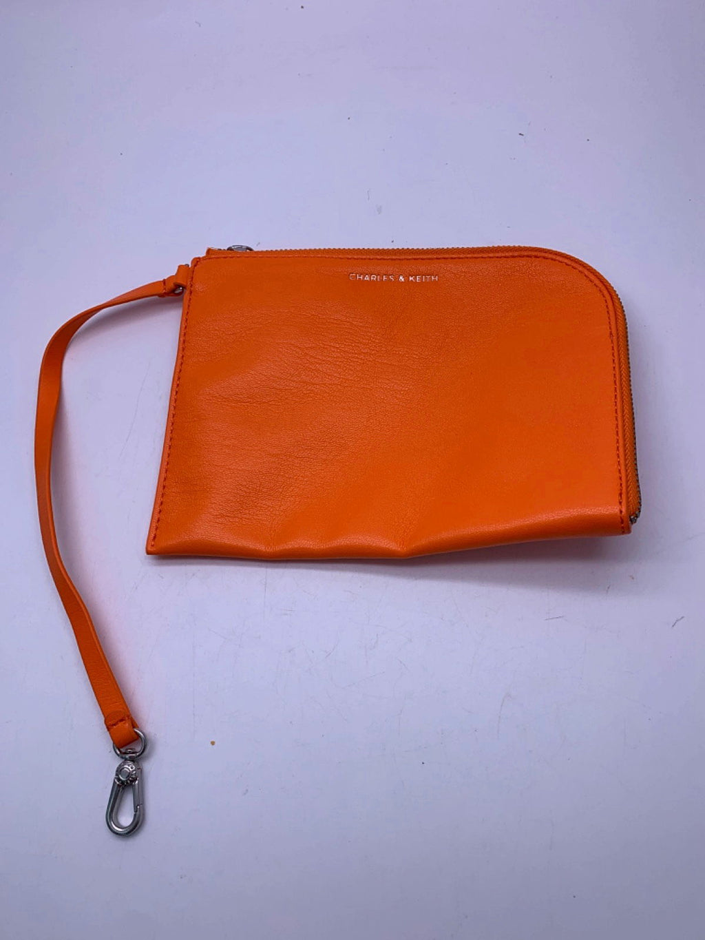 Charles & Keith Orange Knot Handle Tote Bag One Size