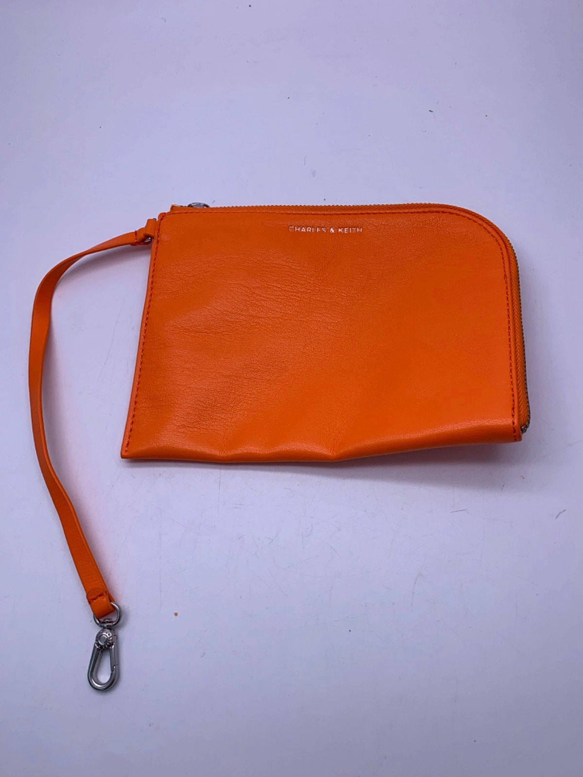 Charles & Keith Orange Knot Handle Tote Bag One Size