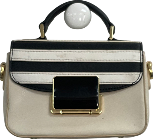 foli foli Cream Monochrome Style Handheld Bag