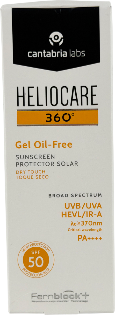 Heliocare 360° Oil-free Gel Sunscreen Protector Original Spf 50 50ml