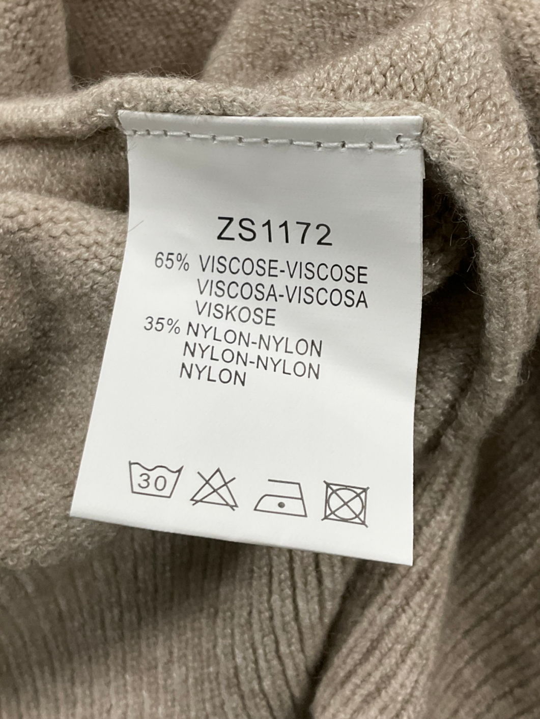 No. 1 George Street Beige Davina Knit In Oatmeal UK M