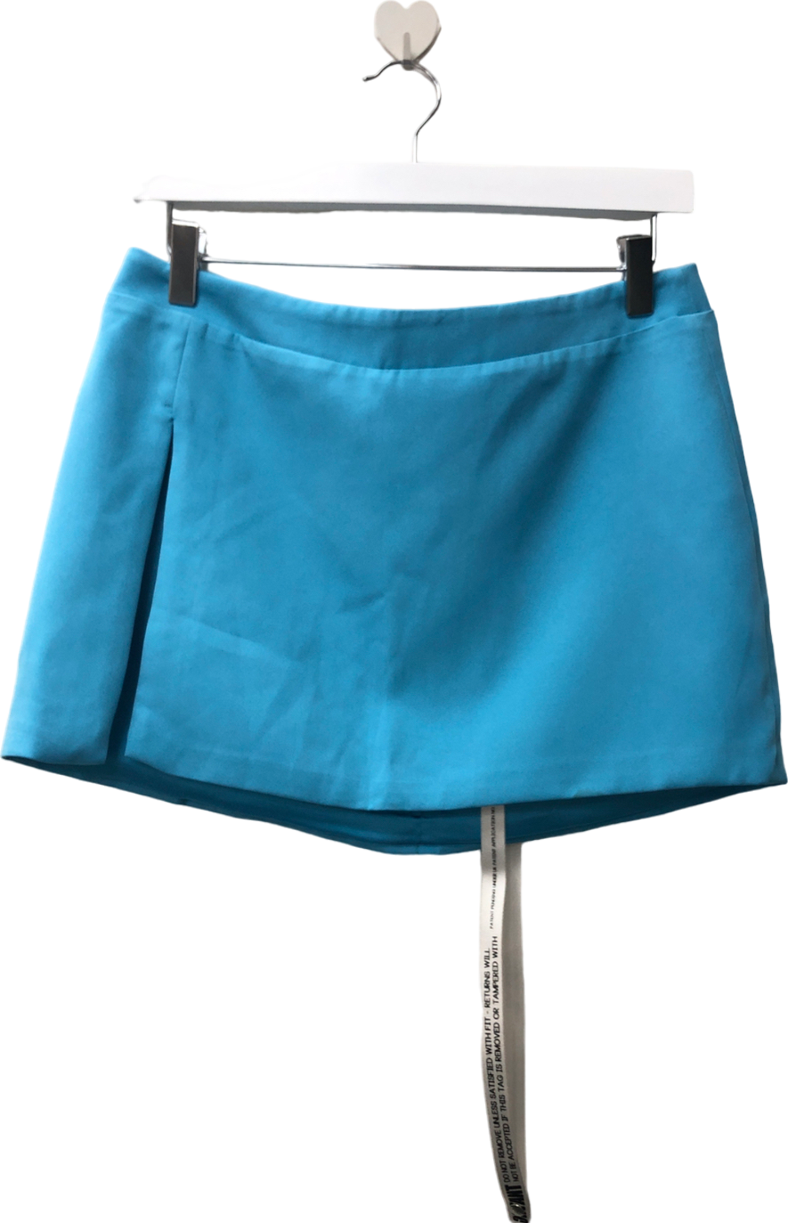 Mistress Rocks Aqua Blue Mini Skirt UK M