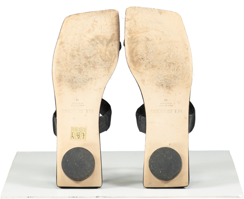 Neil J.Rodgers Black Samira Sandal UK 8 EU 41 👠