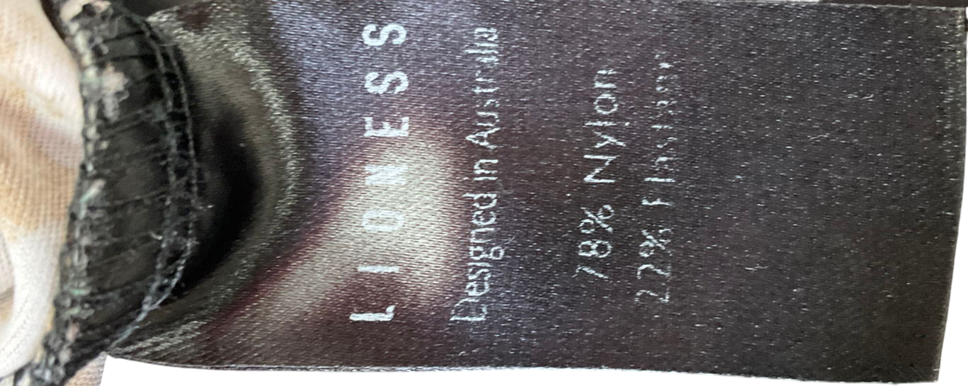 Lioness Brown Women's Black Spectate Top UK XS