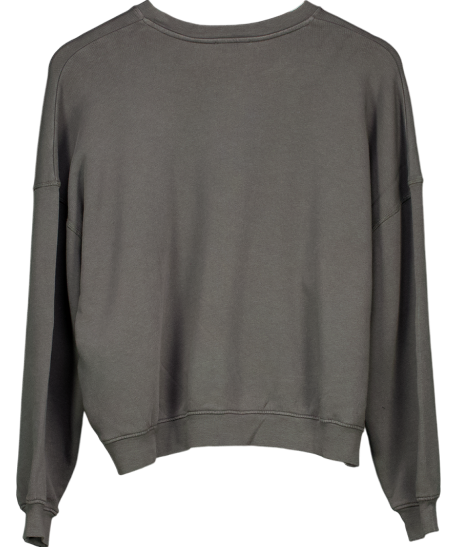 American Vintage Grey Hapylife Cotton Sweatshirt UK S