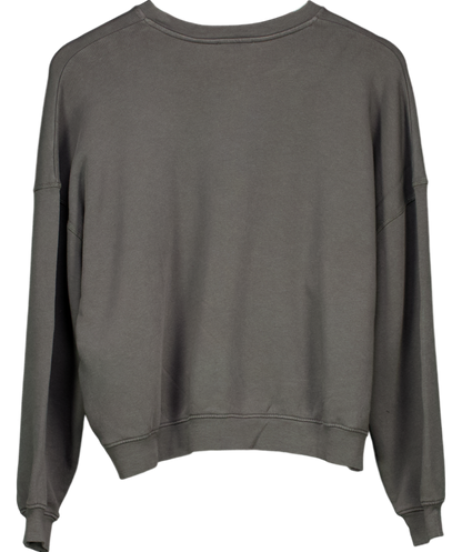 American Vintage Grey Hapylife Cotton Sweatshirt UK S