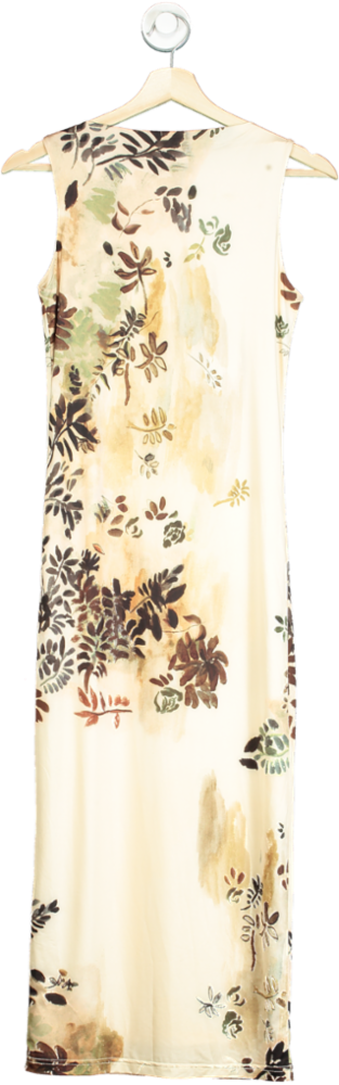 With Jean Multicolour Floral Maxi Dress UK XS