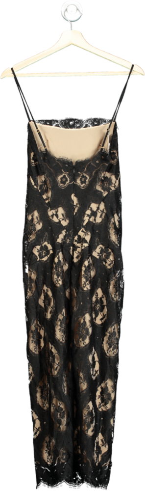 Agent Provocateur Black Lace Slip Dress UK 8