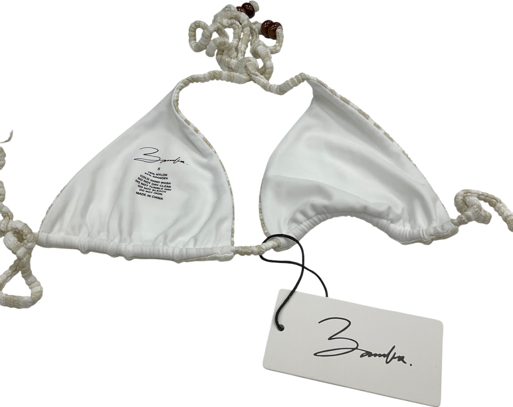 bamba Malibu Top- White Salt UK S