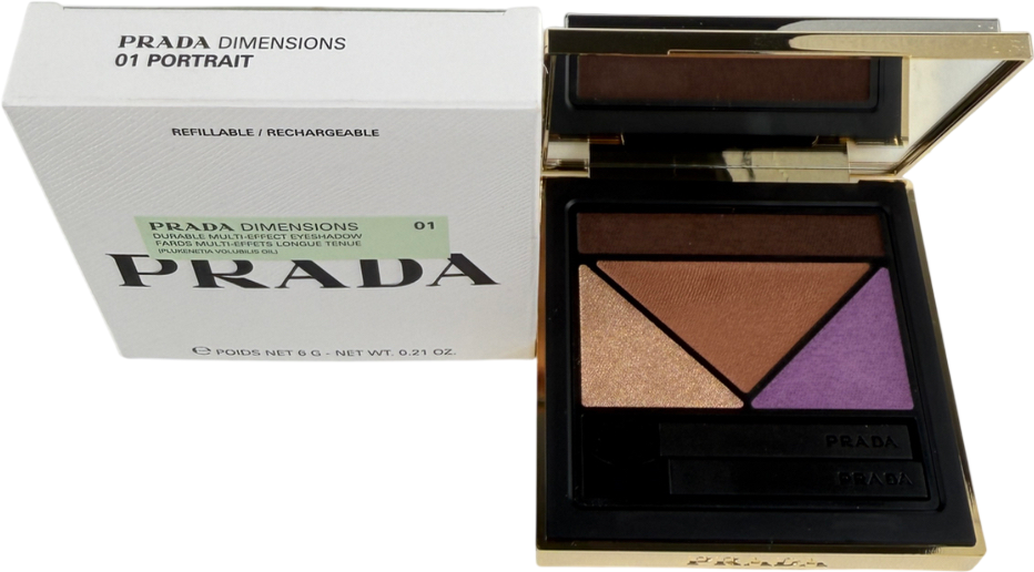 Prada Dimensions Refillable Eyeshadow Palette 6g