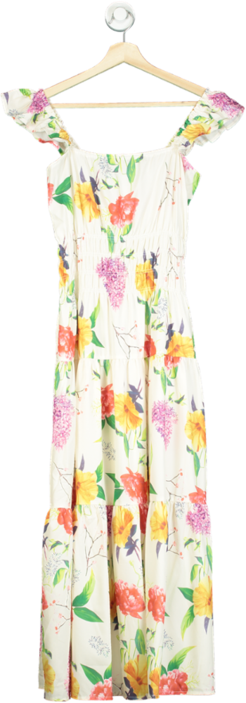 AX Paris Multicolour Floral Maxi Dress UK 8