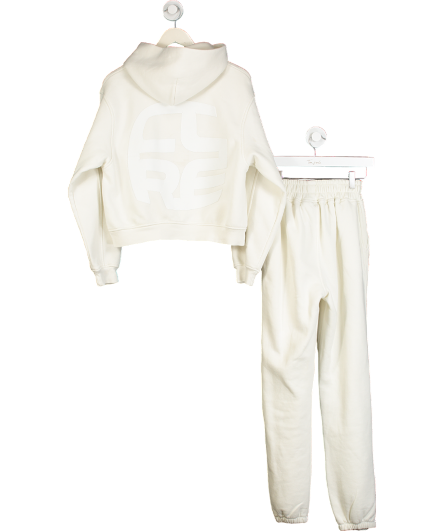 The Couture Club 2-piece Cream Logo Tracksuit UK 6