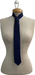 Bar III Blue Spotted Silk Tie One Size