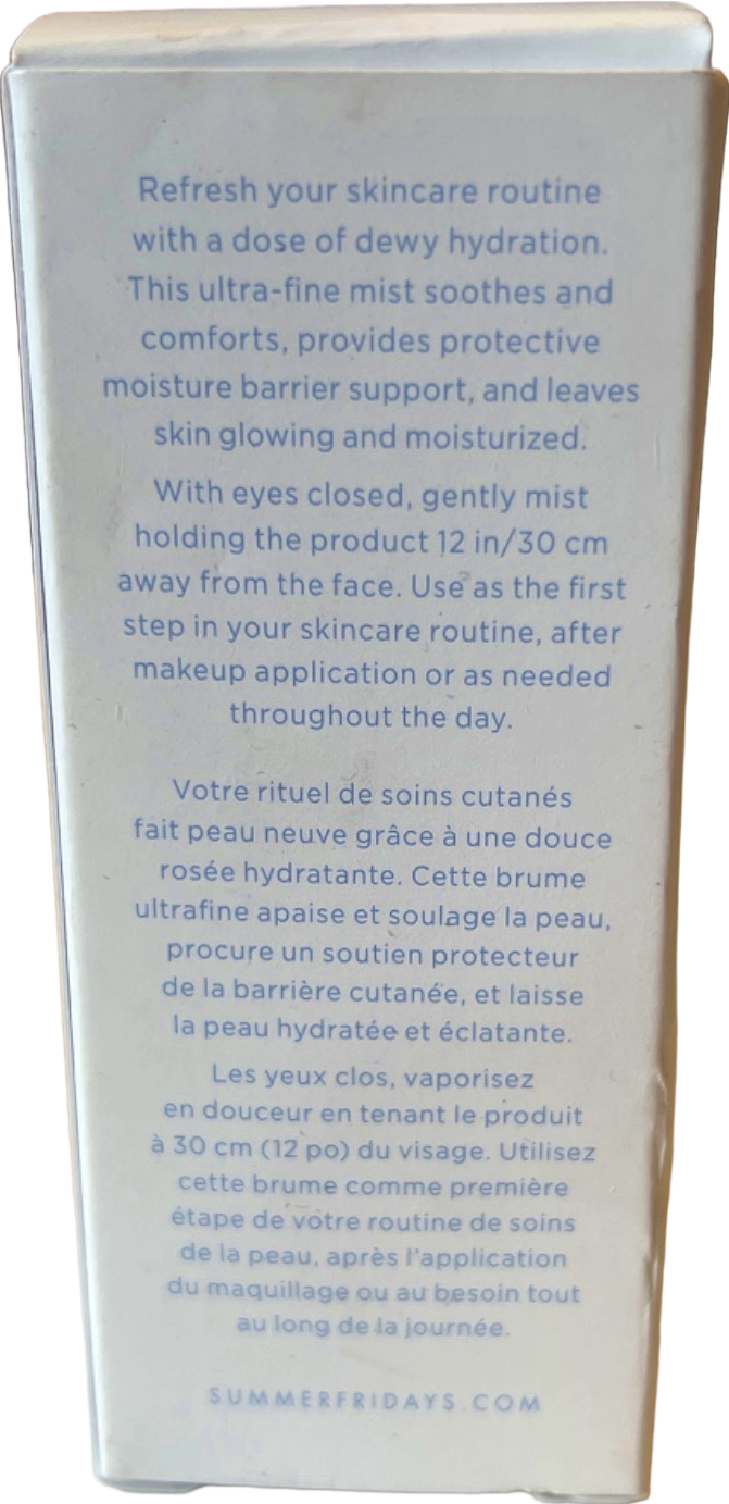 Summer Fridays Jet Lag Skin Soothing Hydration Mist 50ml