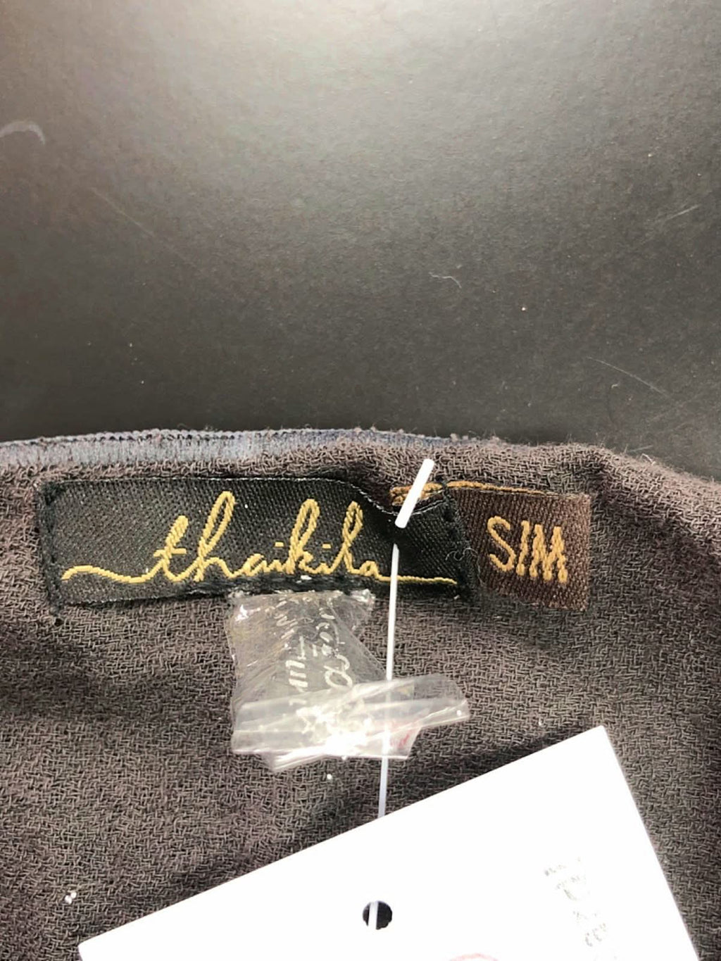 Thakila Black Boho Chic Dress S/M