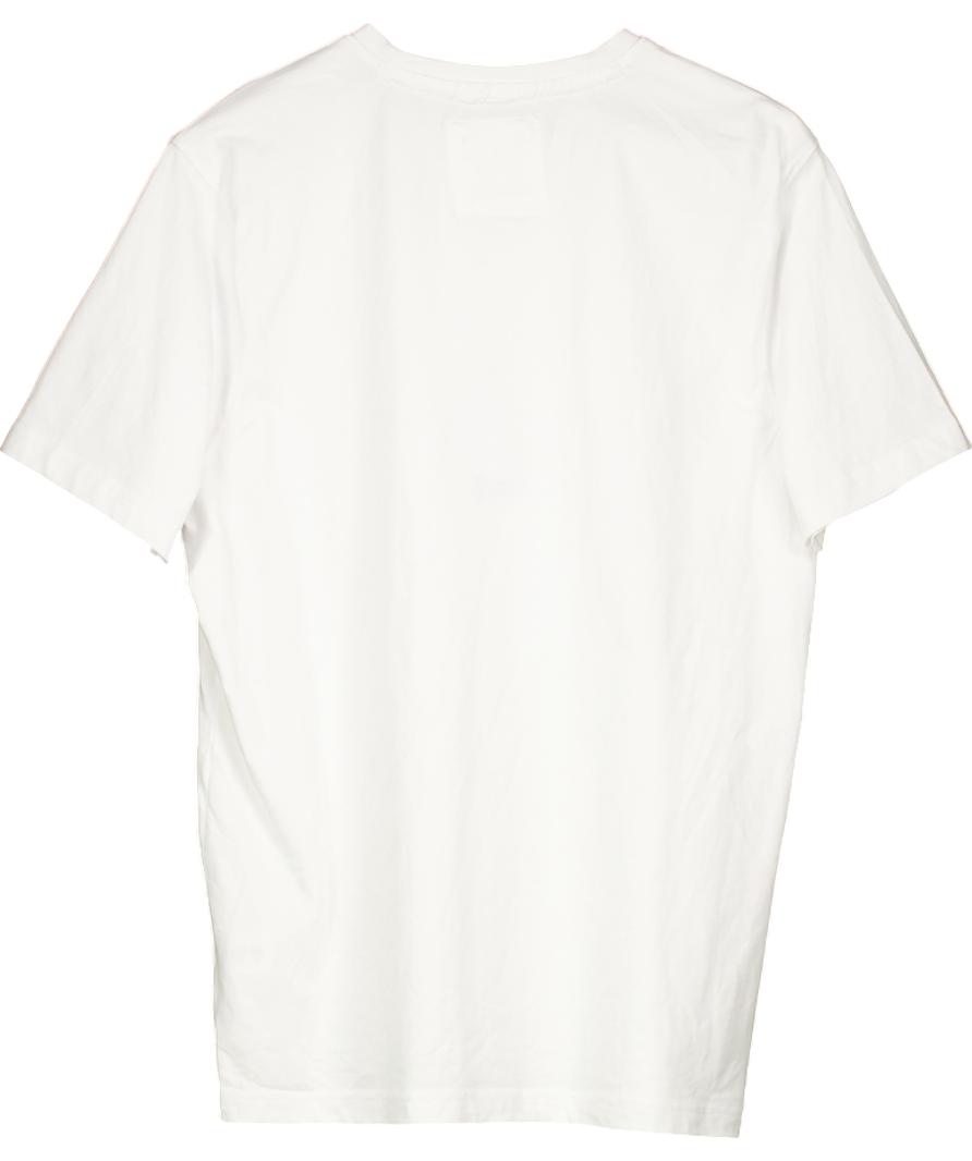 Crew Clothing Company White Round Neck Tee UK L